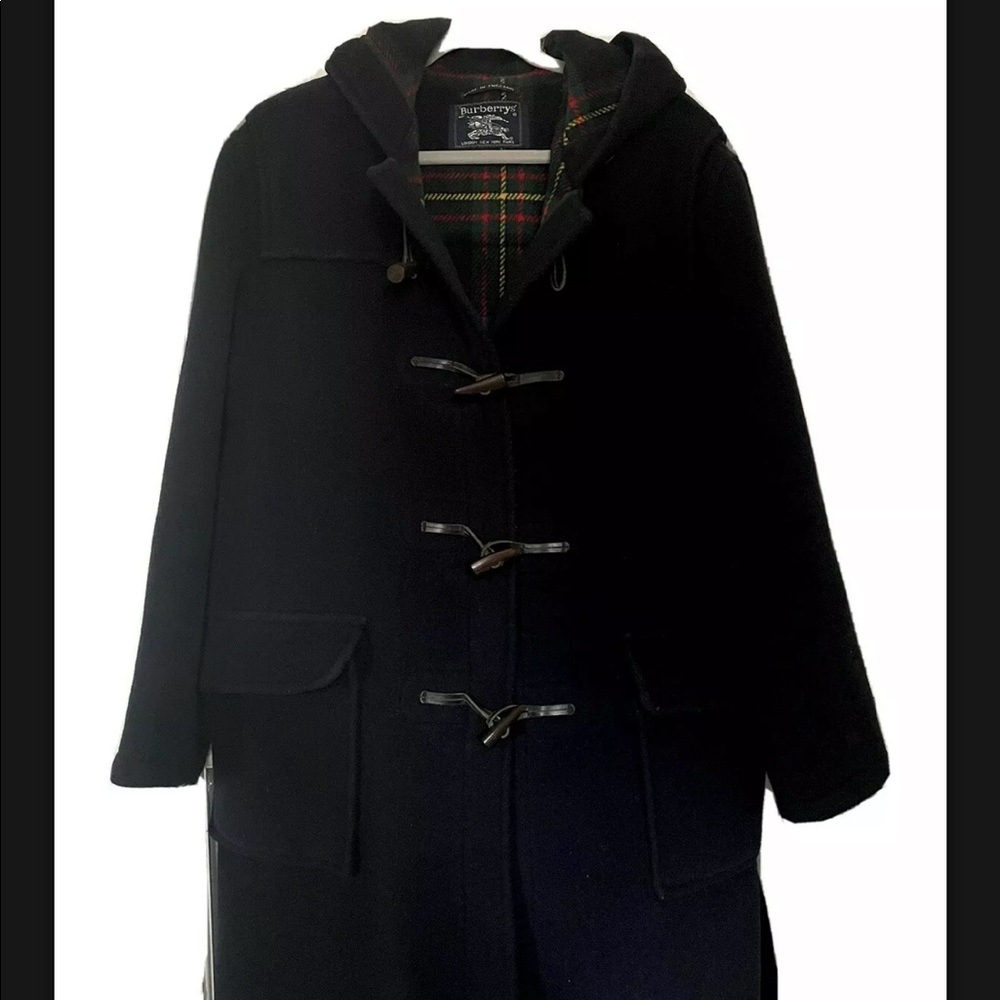 Mens Burberry Wool Coat